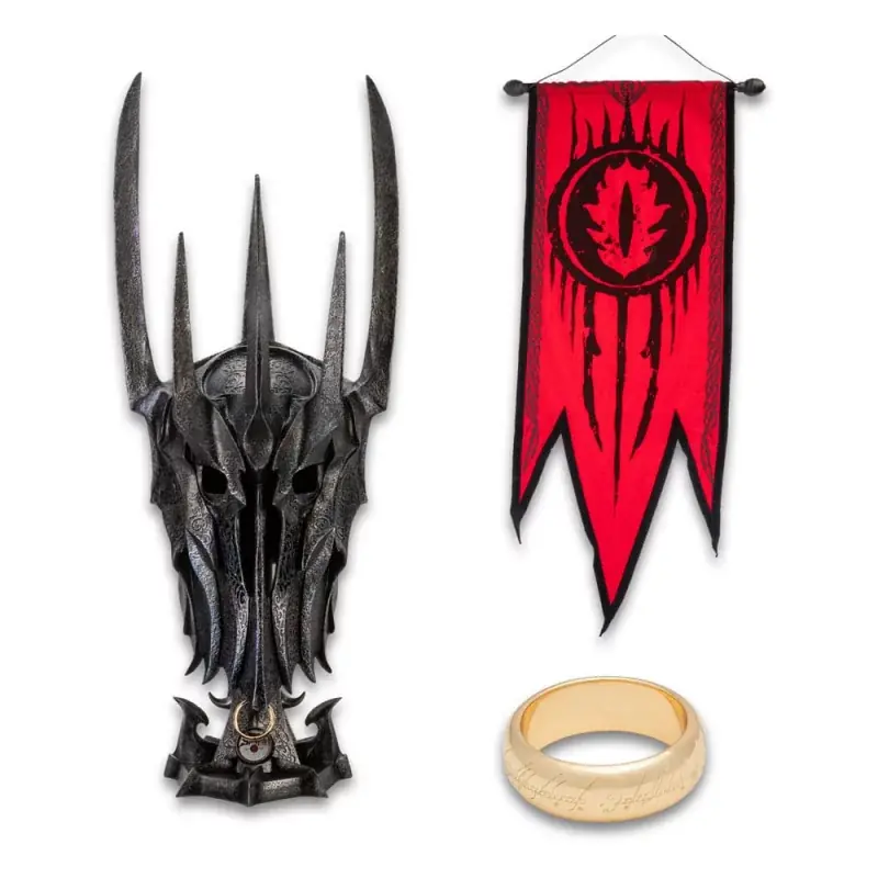 Le Seigneur des Anneaux Réplique Museum Collection 1/1 casque de guerre Sauron 76cm Meilleur Prix