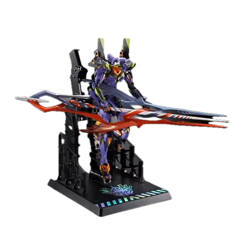 Prix Choc Neon Genesis Evangelion Action Figurine Diecast Metal Build Eva Test Type-01 30th with the Spear of Gaius 22cm