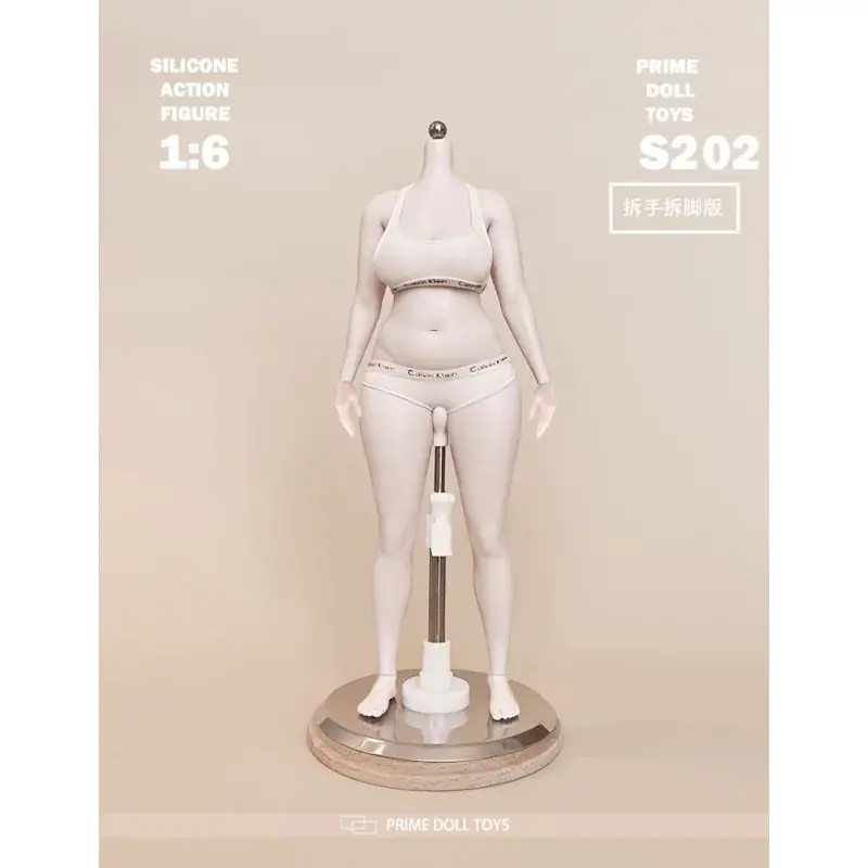 Meilleur Choix Corps Femme Articulated Platinum Silicone Female Body PDTOYS-S202 PDTOYS 1/6