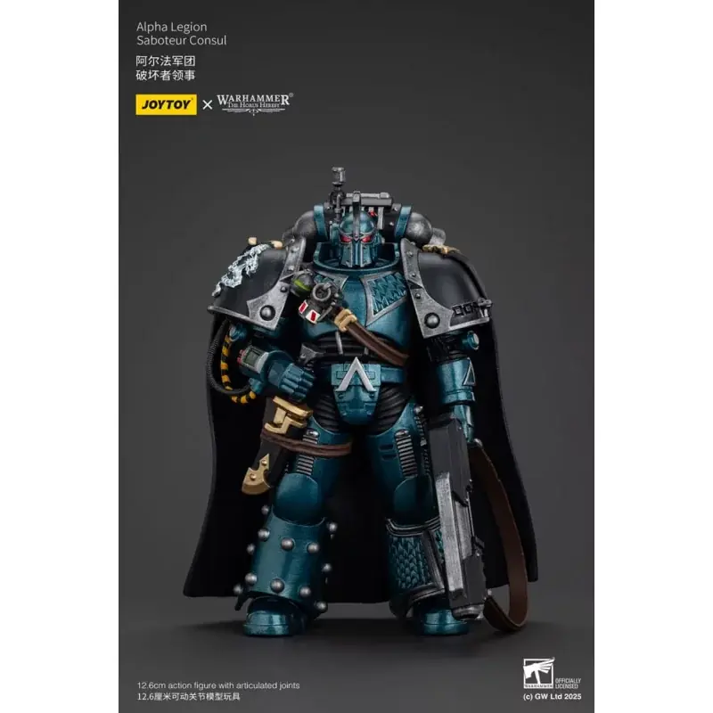 Warhammer The Horus Heresy Action Figurine 1/18 Alpha Legion Saboteur Consul 12cm Offre Du Jour