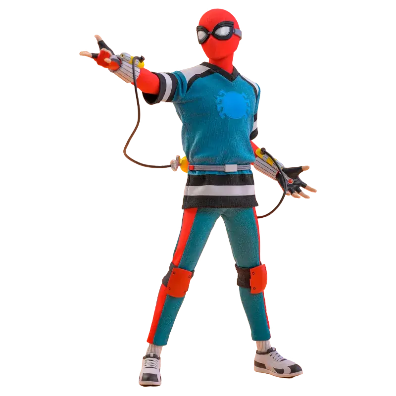Soldes Hono Studio HS07 Marvel Your Friendly Neighborhood Spider-Man Collectible Action Figurine 1/6 Spider-Man (Homemade Suit) 29cm