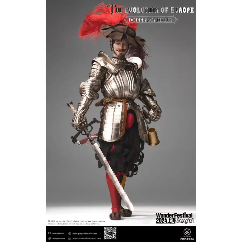 The Evolution of Europe Doppelsöldner 2024 Shanghai WF Event Exclusive Collectible Action Figurine 1/6 POP COSTUME EE04 Nouvelle Collection