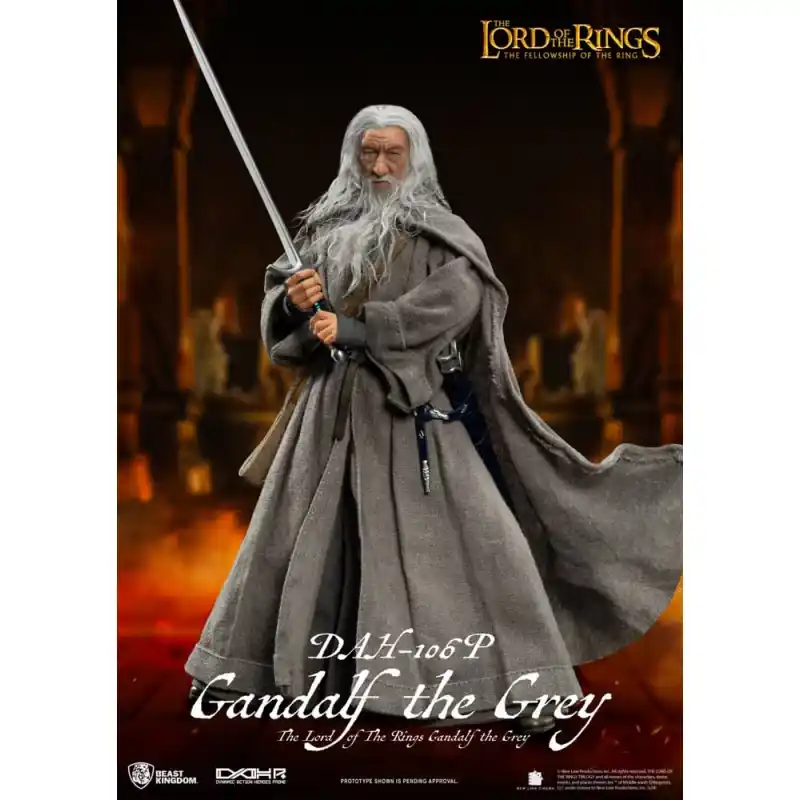 Le Seigneur des Anneaux Action Figurine Dynamic Action Heroes 1/9 Gandalf le Gris 21cm Promotion Saisonnière