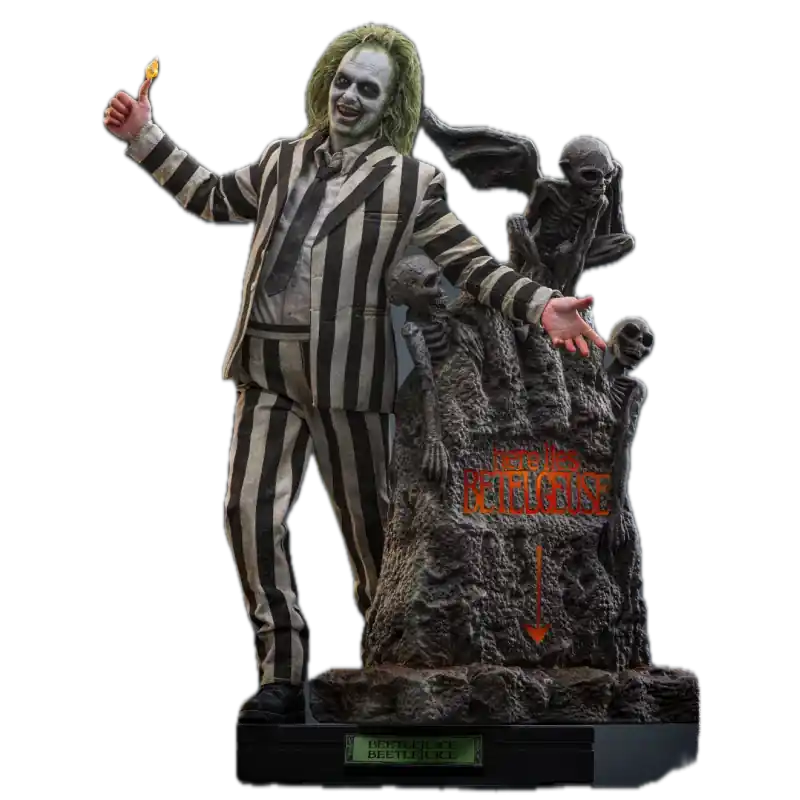 Pas Cher Hot Toys MMS767 Beetlejuice Beetlejuice Collectible Action Figurine 1/6 Beetlejuice 30cm