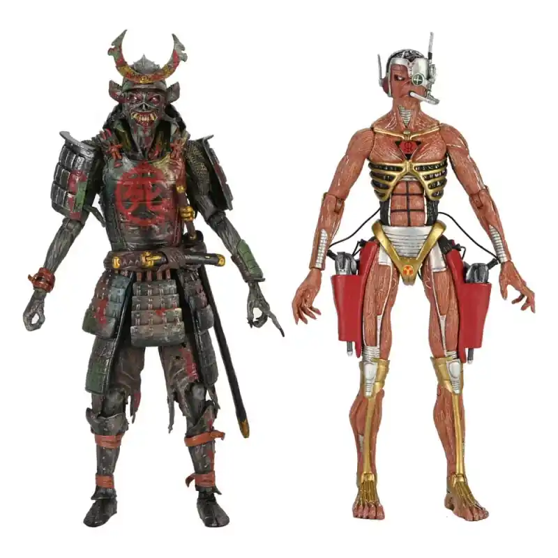 Nouveauté Iron Maiden Pack de 2 Action Figurines Ultimate Future Past World Tour 18cm