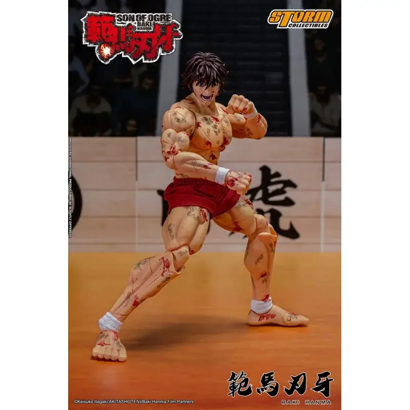 Vente Flash Son of Ogre Battle Damaged Baki Hanma Festival Exclusive Storm Action Figurine 1/12