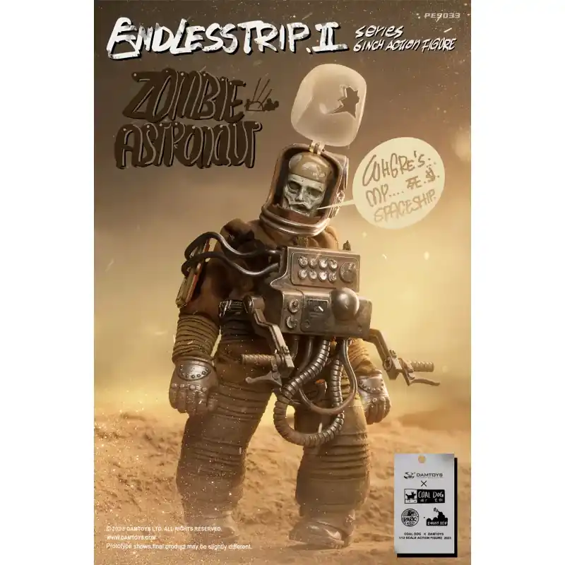 Quantité Limitée Endless Trip 2 Zombie Astronaut Action Figurine 1/12 CoalDogx Damtoys PES033