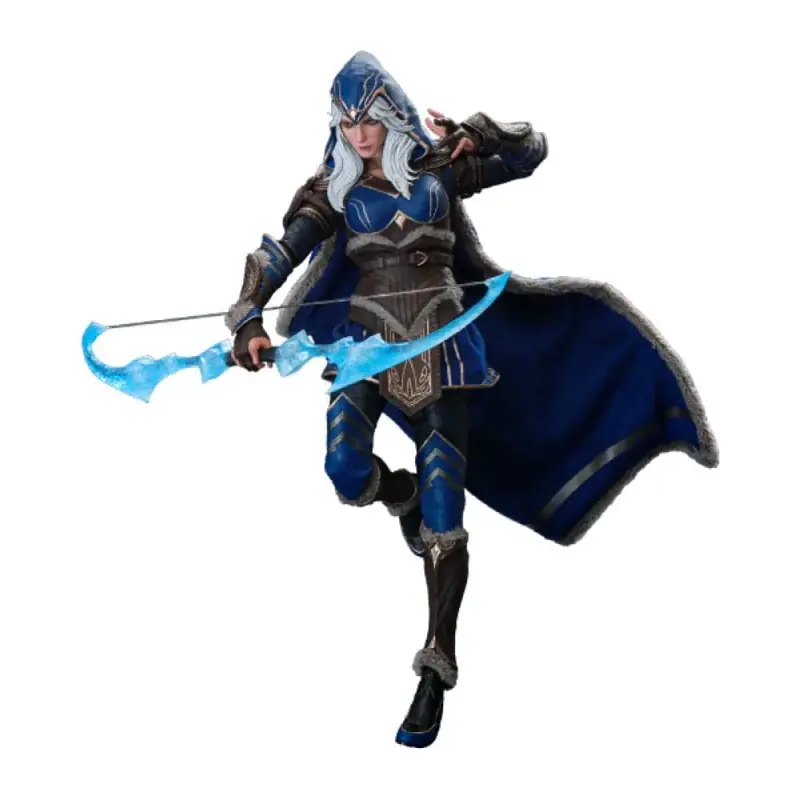 Seulement Aujourd'hui Hot Toys VGM60 League of Legends Collectible Action Figurine 1/6 Ashe 28cm