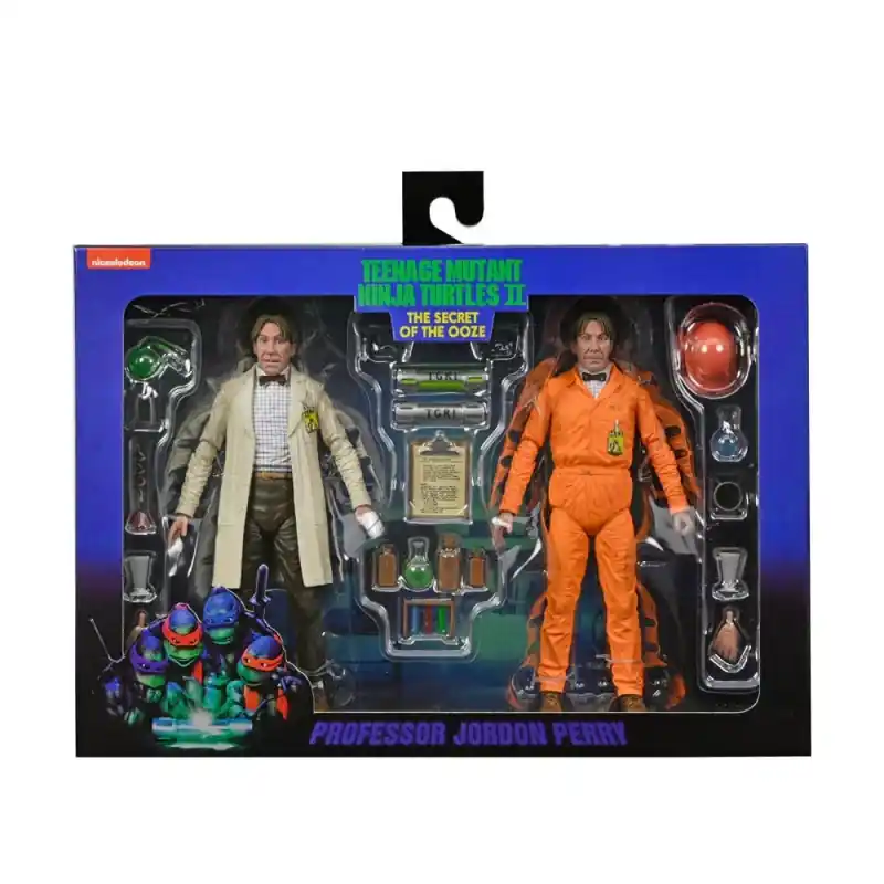 Teenage Mutant Ninja Turtles II The Secret of the Ooze Action Figurine Lab Coat Perry and Hazmat Suit Perry 18cm Meilleur Choix