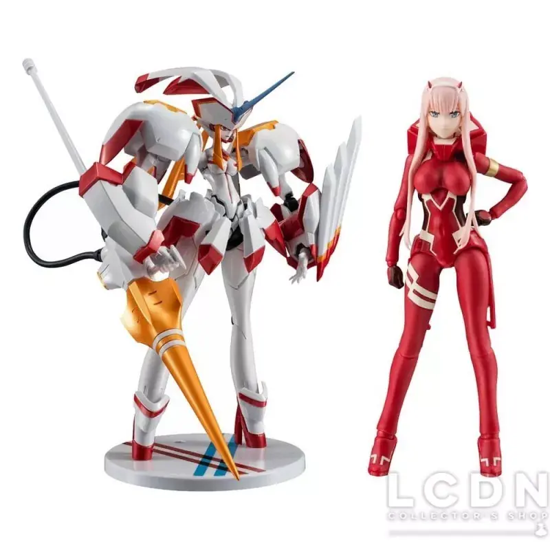 Darling in the Franxx Action Figurines S.H. Figuarts x The Robot Spirits Zero Two & Strelizia 5th Anniversary Set 16cm Nouveauté