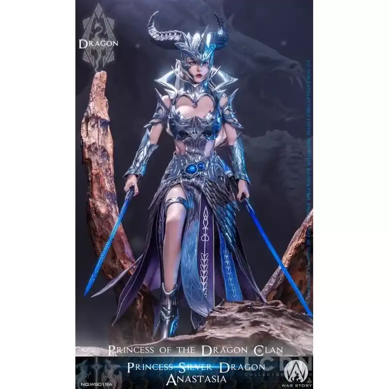 Nouvelle Collection Dragon Princess Silver Dragon Anastasia Collectible Action Figurine 1/6 WAR STORY WS019A