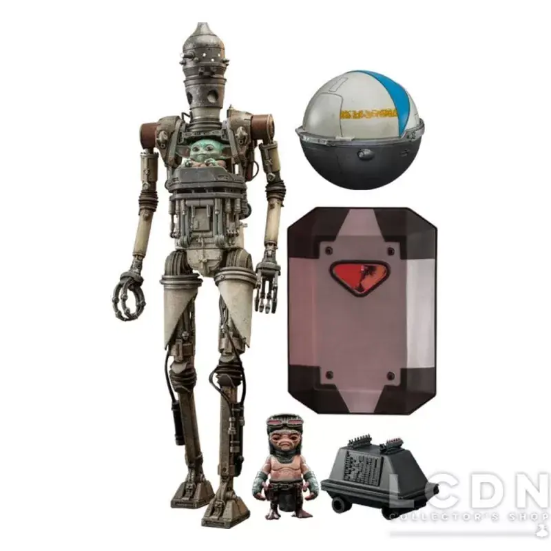 Commander Vite Hot Toys TMS105 Star Wars The Mandalorian Collectible Action Figurine 1/6 IG-12 avec Accessoires 36cm
