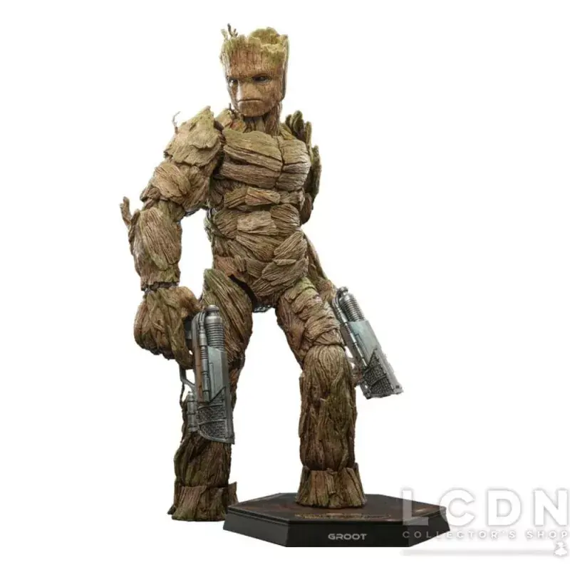 Soldes Hot Toys MMS706 Les Gardiens de la Galaxie Vol. 3 Collectible Action Figure 1/6 Groot 32cm