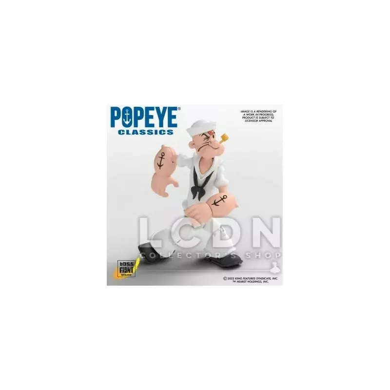 Popeye Wave 2 Action Figurine 1/12 Popeye White Sailor Suit 15cm Offre Du Jour