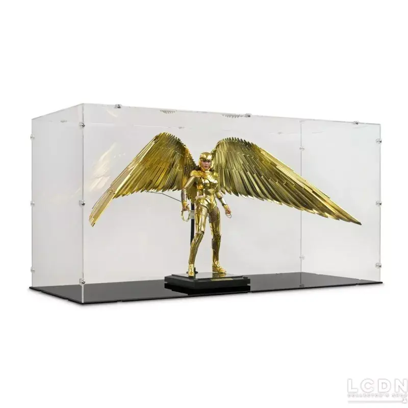 Commander Vite Vitrine Display Case 1/6 78 x 32 x 39 cm Wonder Woman Golden Armor Hot Toys MMS578