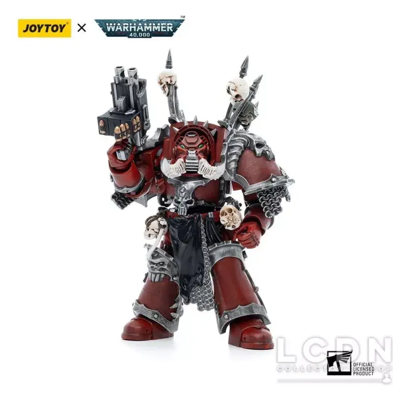 Jusqu'à Épuisement Des Stocks Warhammer 40k Action Figurine 1/18 Chaos Space Marines Word Bearers Chaos Terminator Garchak Vash 12cm