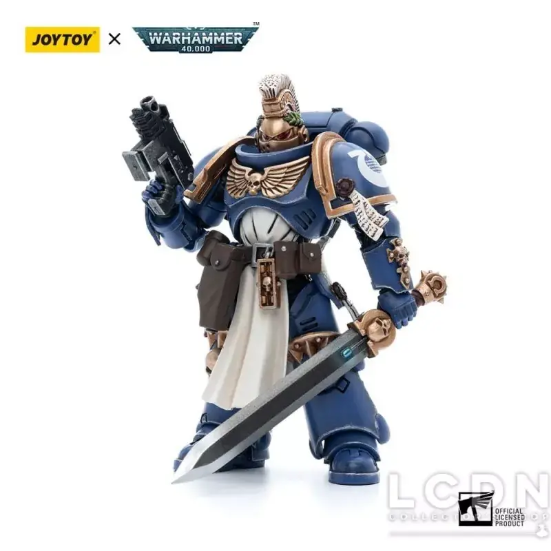 Warhammer 40k Action Figurine 1/18 Ultramarines Primaris Company Champion Brother Parnaeus 12cm Achat Immédiat