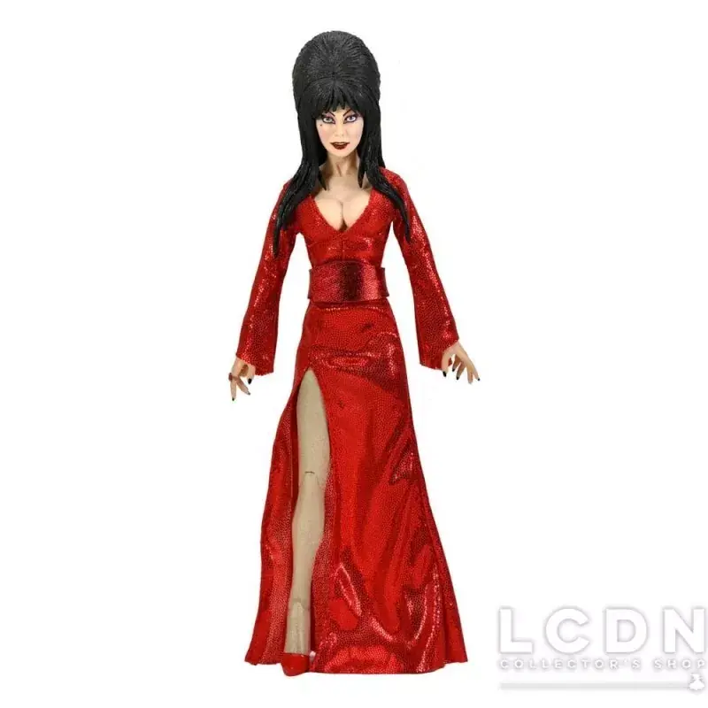 Elvira, maîtresse des ténèbres (Elvira, Mistress of the Dark) Action Figurine Elvira Clothed Red, Fright, and Boo 20cm Dernière Chance