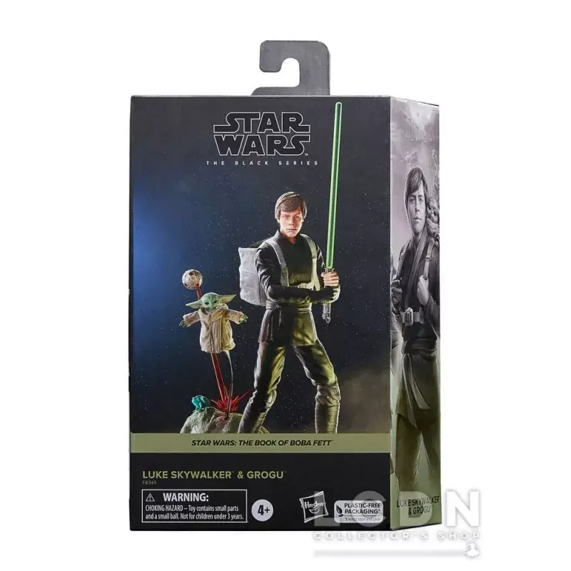 Achat Immédiat Star Wars Le Livre de Boba Fett The Black Series Pack de 2 Action Figurines Luke Skywalker & Grogu 15cm