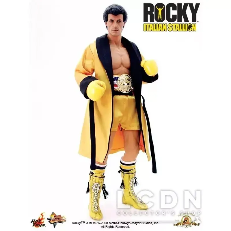 Jusqu'à Épuisement Des Stocks Hot Toys MMS61 Rocky III Collectible Action Figurine 1/6 Rocky Balboa Italian Stallion 30cm (exposée)