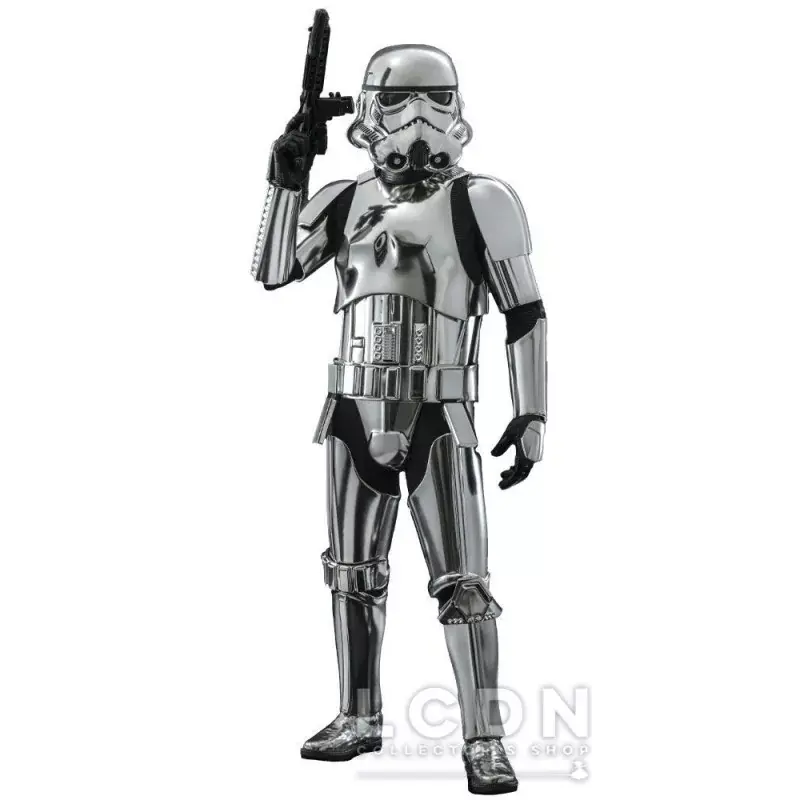 Hot Toys MMS615 Star Wars Collectible Action Figurine 1/6 Stormtrooper (Chrome Version) 30cm Dernière Chance