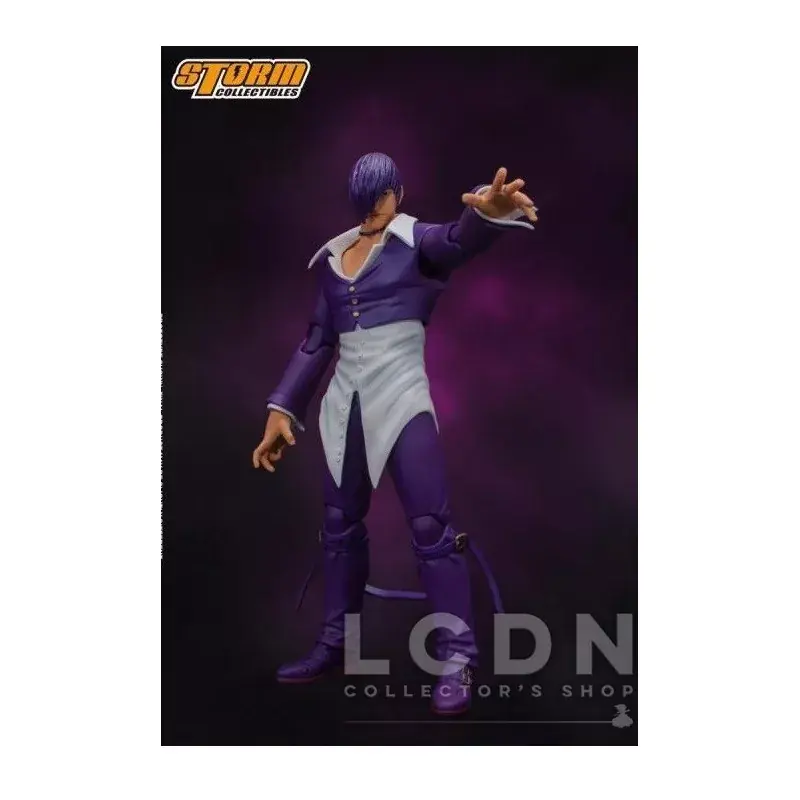 Vente Flash King of Fighters ‘98 Ultimate Match Action Figurine 1/12 Iori Yagami Exclusive Purple 20cm