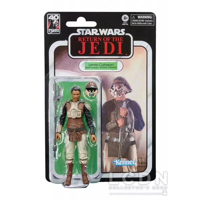 Nouvelle Collection Star Wars Episode VI 40th Anniversary The Black Series Action Figurine Lando Calrissian 15 cm