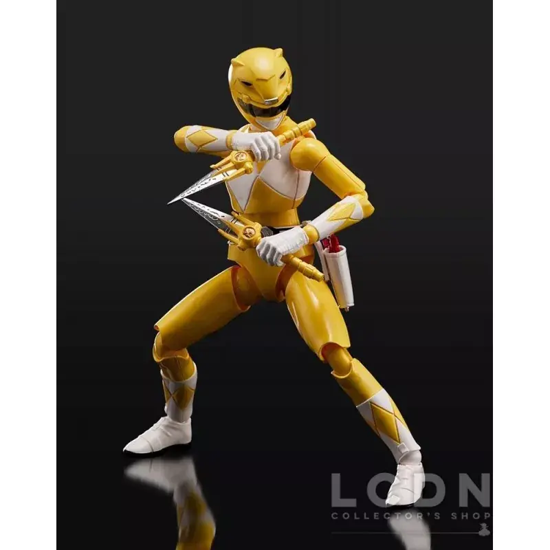 Mighty Morphin Power Rangers Action Figurine Furai Model Plastic Model Kit Yellow Ranger 13cm Dernier Modèle