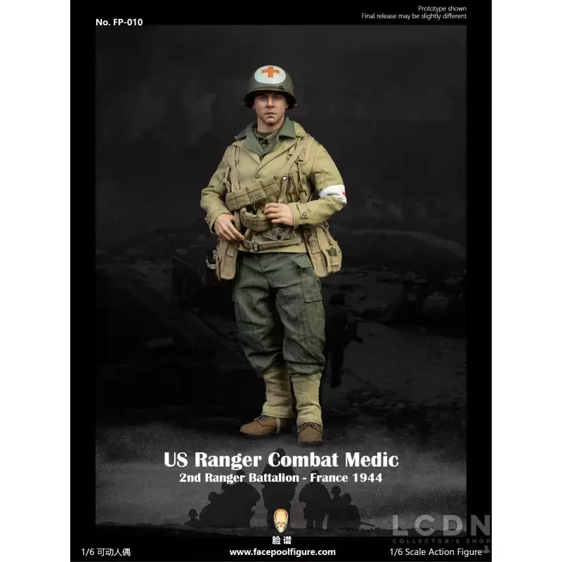 Prix Choc WWII US Ranger Combat Medic France 1944 Collectible Action Figurine 1/6 Facepoolfigure FP-010
