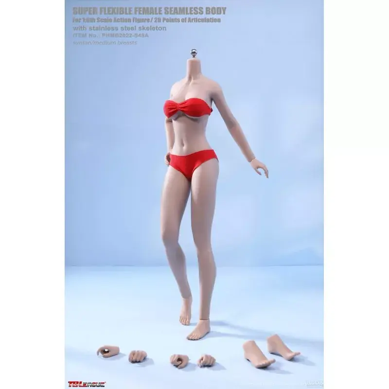 TBLeague PHMB2022-S49A Corps Body Féminin 1/6 Bronzé Poitrine moyenne Epaules étroites Jambes longues Taille fine Réduction
