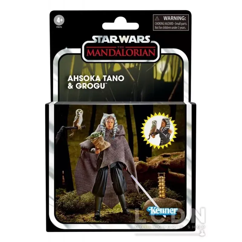Star Wars The Mandalorian Vintage Collection Action Figurine 2022 Ahsoka Tano & Grogu 10cm Seulement Aujourd'hui