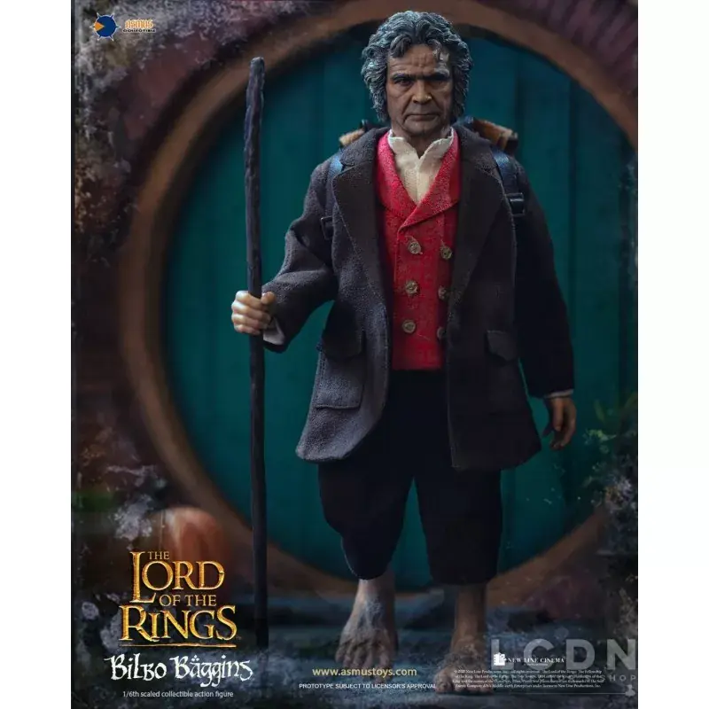 Promotion Saisonnière The Lord of the Rings Bilbo Baggins Asmus LOTR031 Le Seigneur des Anneaux Bilbon Sacquet Action Figurine 1/6