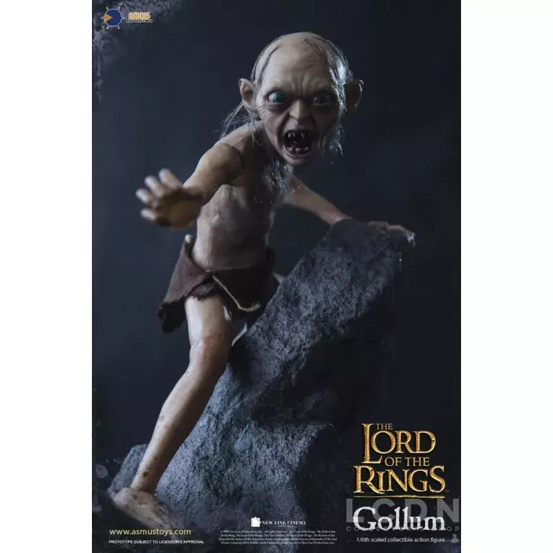 Le Seigneur des Anneaux (The Lord of the Rings) Collectible Action Figurine 1/6 Gollum Asmus Toys LOTR030G 20cm Réduction