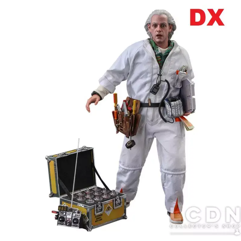 Hot Toys MMS610 Retour vers le Futur Doc Brown (Deluxe Version) Collectible Action Figurine 1/6 30cm Produit De Marque
