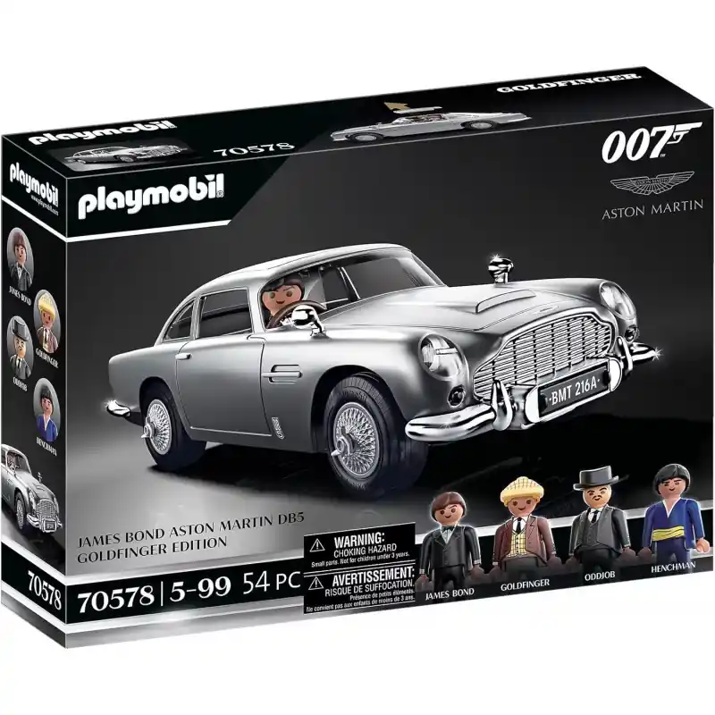 James Bond Aston Martin DB5 Edition Goldfinger Movie Cars PLAYMOBIL 38cm Super Prix