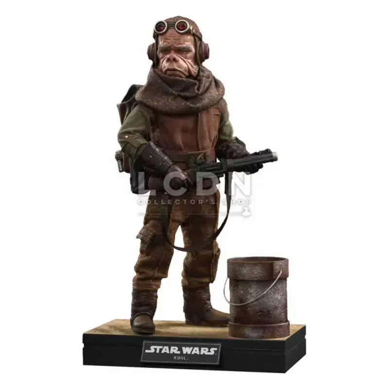 Expédié Aujourd'hui Hot Toys TMS048 Star Wars The Mandalorian Action Figurine 1/6 Kuiil Collectible Figurine 24cm