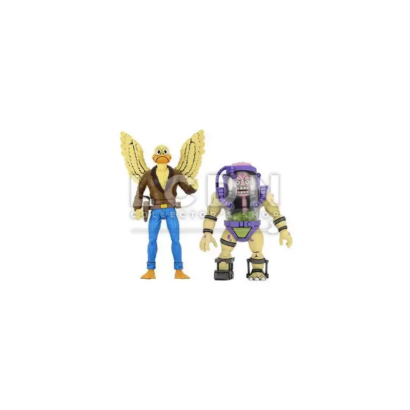 Offre Spéciale Les Tortues Ninja (Teenage Mutant Ninja Turtles TMNT) Pack de 2 Action Figurine Ace Duck & Mutagen Man 18cm