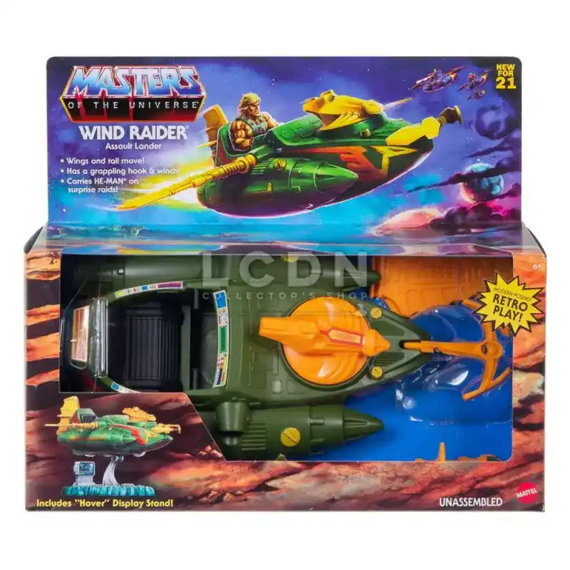 Les Maîtres de l‘univers (Master of the Universe MOTU) Action Figurine Origins 2021 Véhicule Wind Raider 14cm Usine Directe