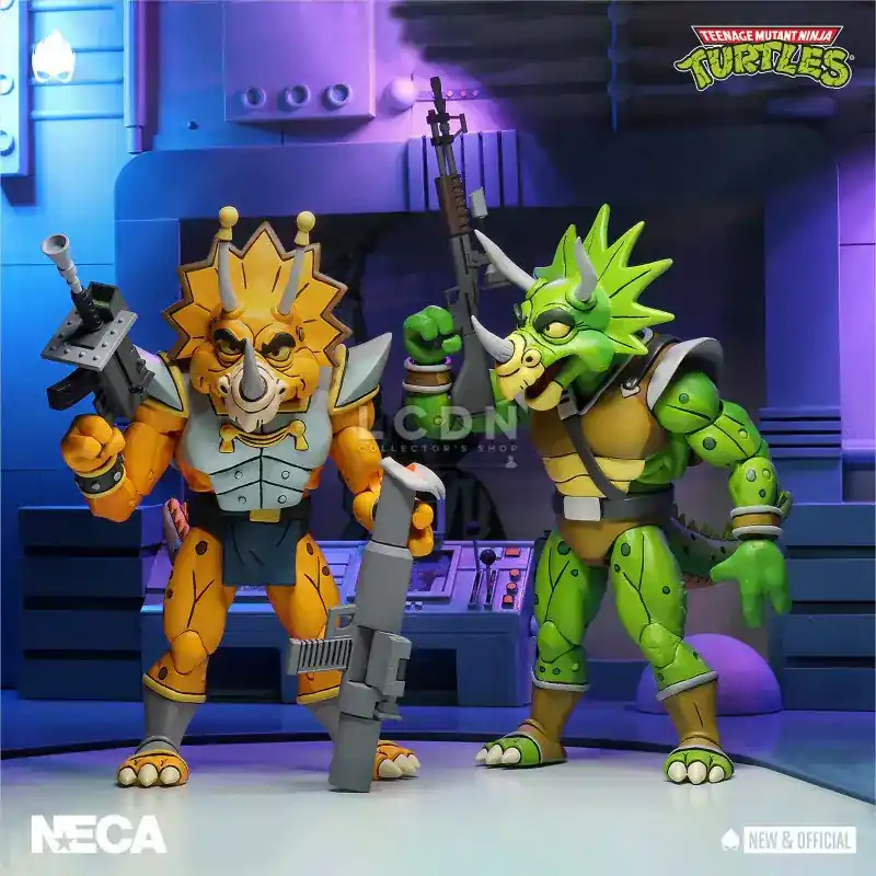 Les Tortues Ninja ( Teenage Mutant Ninja Turtles TMNT ) Pack de 2 Action Figurines Captain Zarax & Zork 18 cm Petit Prix