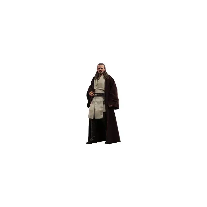 Hot Toys MMS525 Star Wars Episode I La Menace Fantome Qui-Gon Jinn Liam Neeson 1/6 Collectible Figurine 32cm *NEUF* Prix Choc