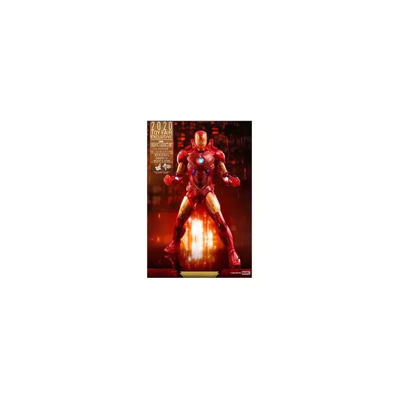 Hot Toys MMS568 Iron Man 2 Iron Man Mark IV Holographic Version 1/6 Collectible Figurine 32cm Toy Fair Exclusive Expédié Aujourd'hui