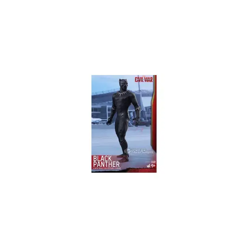 Hot Toys MMS363 Captain America Civil War Black Panther 1/6 Collectible Figurine 31cm Livraison Express