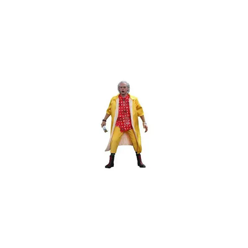 Hot Toys MMS380 Retour vers le Futur II DOC Dr. Emmett Brown Christopher Lloyd 1/6 Collectible Figurine 30cm (Neuf) Dernier Modèle