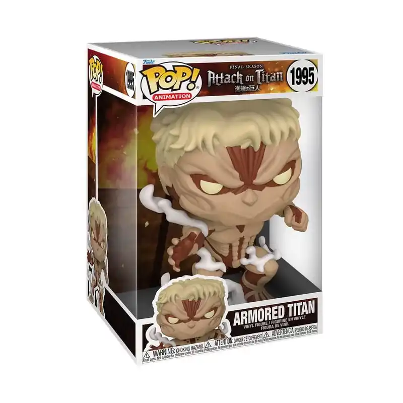 L‘Attaque des Titans JUMBO POP! Animation Armored Titan Figurine 25cm N°1995 Must-Have
