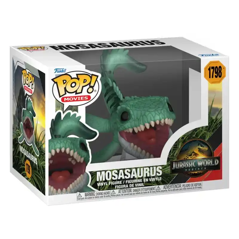 Jurassic World Renaissance POP! Movies Mosasaurus Figurine 10cm N°1798 Expédié Aujourd'hui