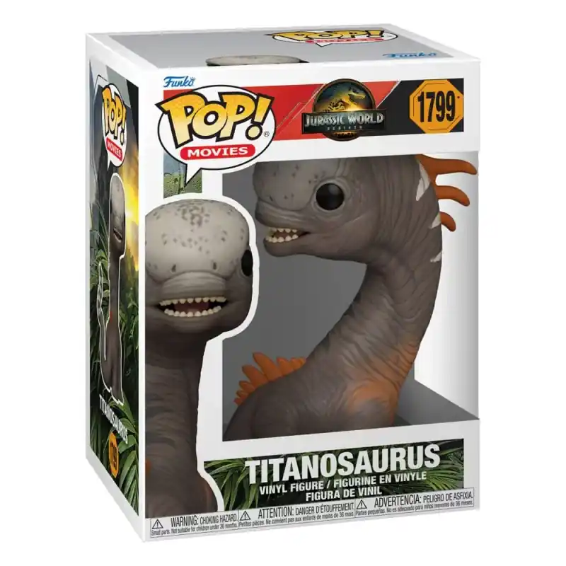 Populaire Jurassic World Renaissance POP! Movies Titanosaurus Figurine 10cm N°1799