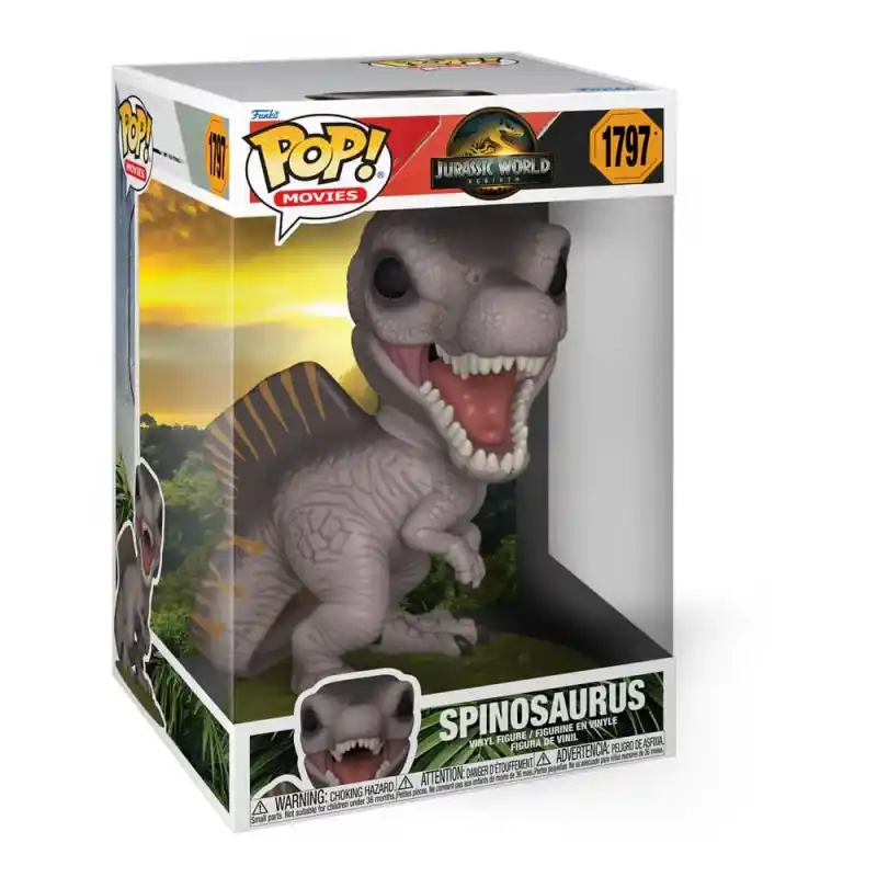 Jurassic World Renaissance Super Sized Jumbo POP! Movies Spinosaurus Figurine 25cm N°1797 Offre Du Jour