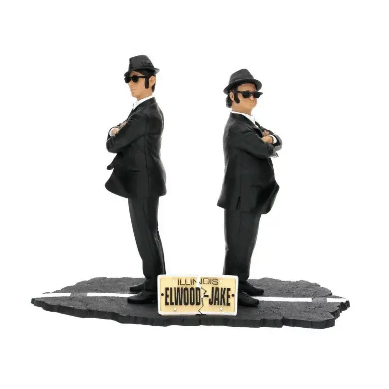 Paiement Sécurisé Blues Brothers Pack de 2 Figurines Movie Icons Jake & Elwood 18cm
