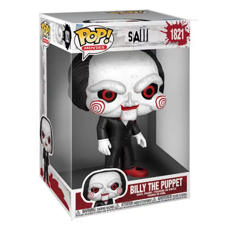 Saw Super Sized Jumbo POP! Movies Billy the Puppet Figurine 25cm N°1821 Meilleur Choix