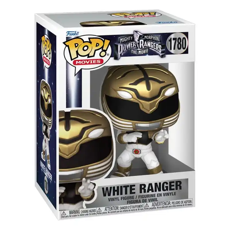 Jusqu'à Épuisement Des Stocks Power Rangers, le film POP! Movies White Ranger Figurine 10cm N°1780